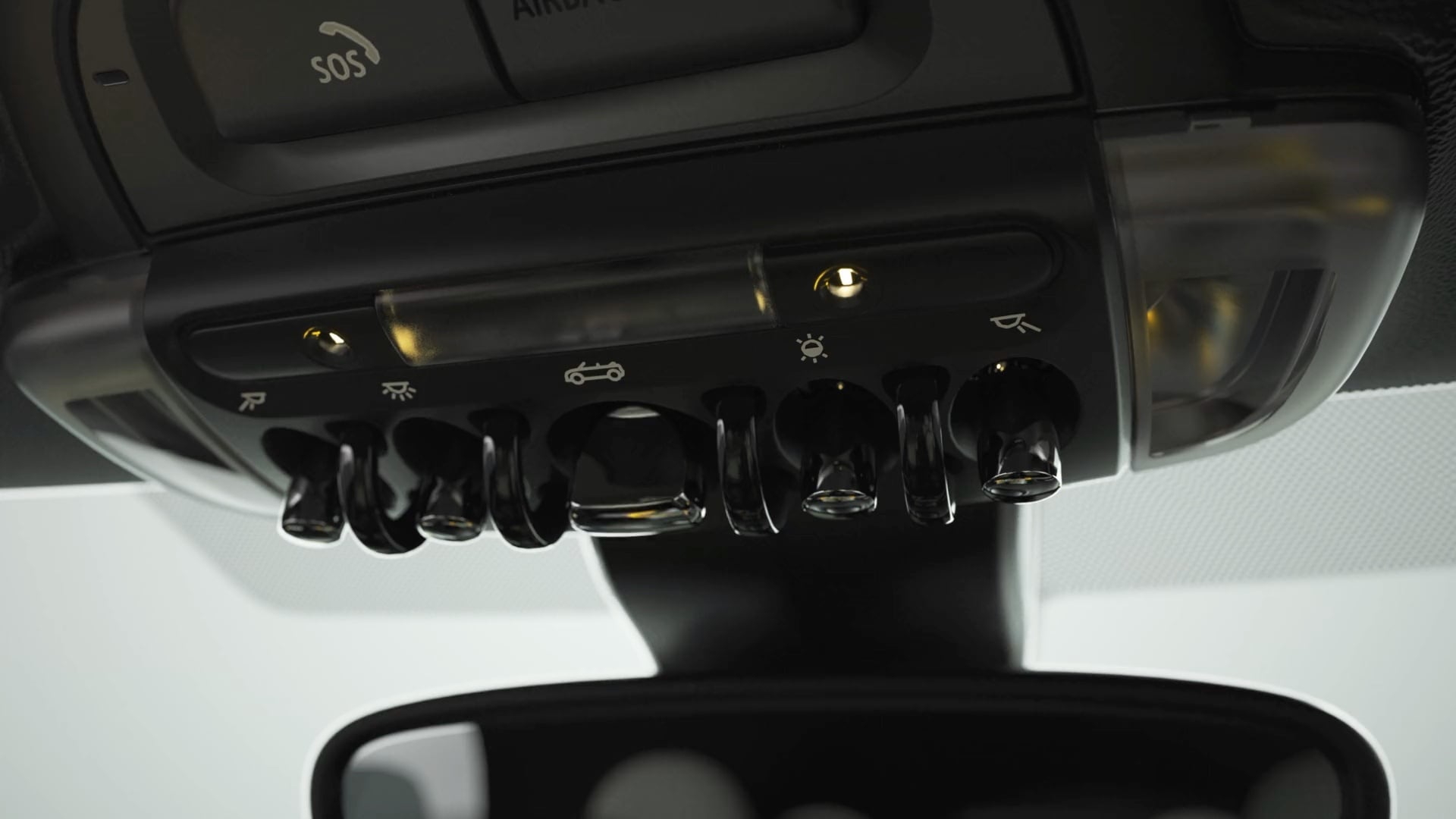 MINI Cabrio – intérieur – jaune